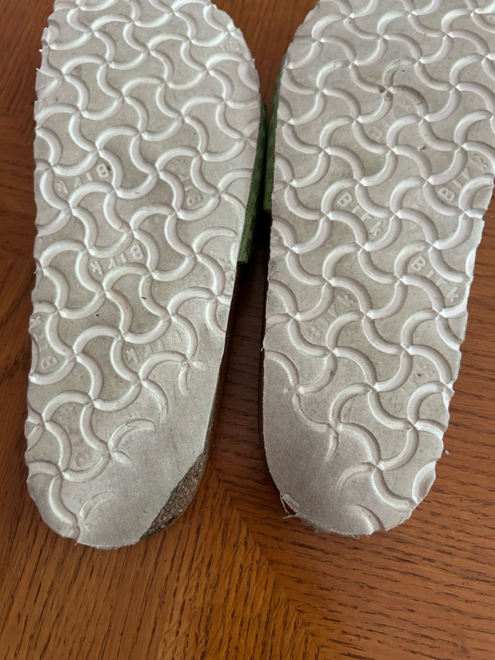Birkenstock Lime Green Sandals - Picture 5 of 5